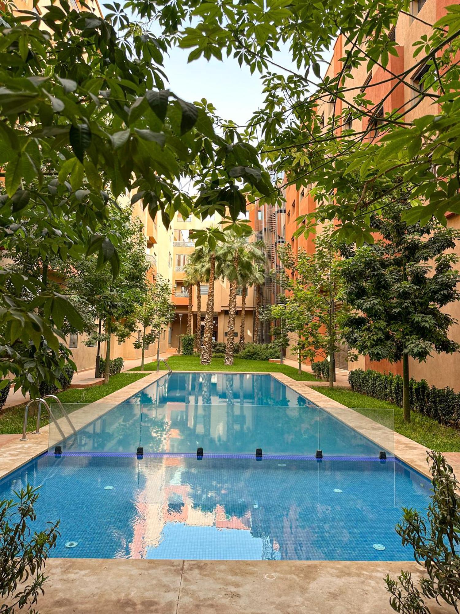 Condo In Marrakech With Pool Marrakesh Exteriör bild